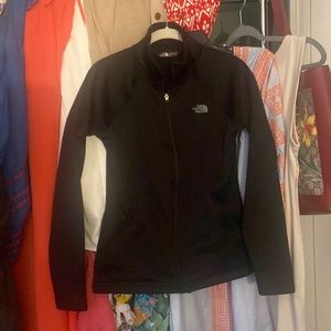 North face lined, zip up jacket